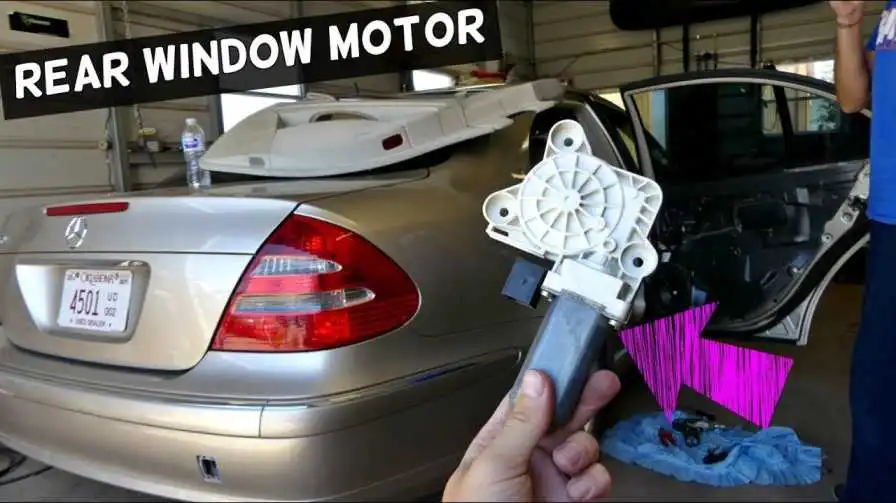 How to Fix Rear Window Sunshade on W220 Mercedes?